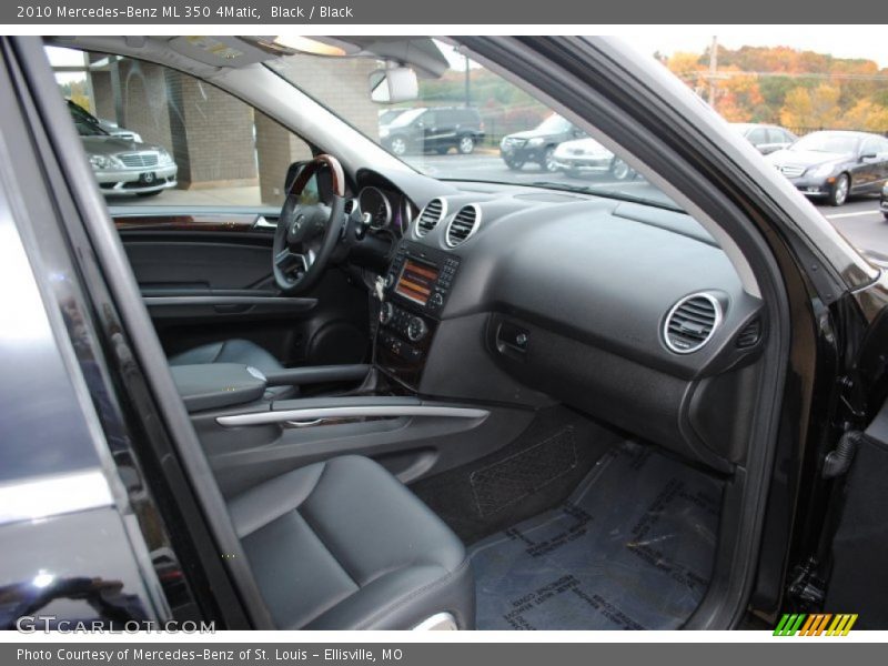 Black / Black 2010 Mercedes-Benz ML 350 4Matic