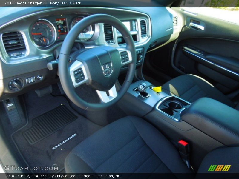 Black Interior - 2013 Charger SE 