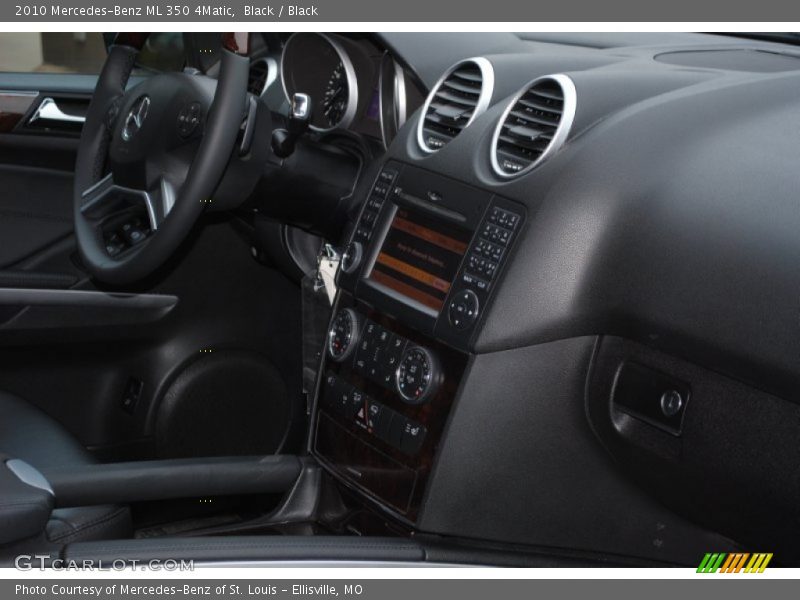 Black / Black 2010 Mercedes-Benz ML 350 4Matic