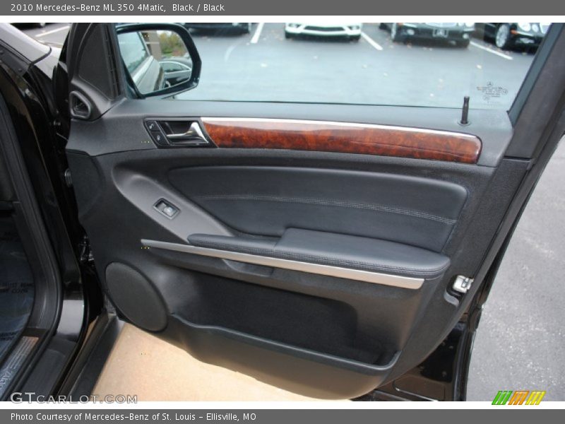 Black / Black 2010 Mercedes-Benz ML 350 4Matic