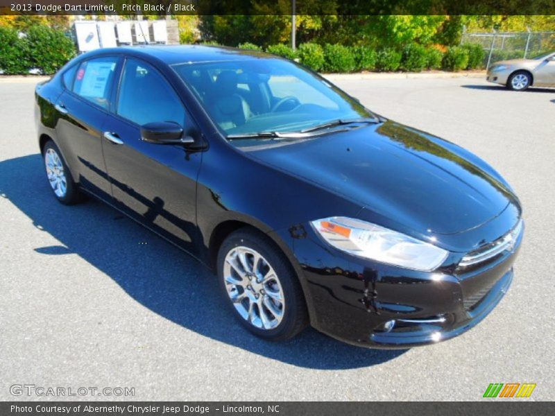 Pitch Black / Black 2013 Dodge Dart Limited