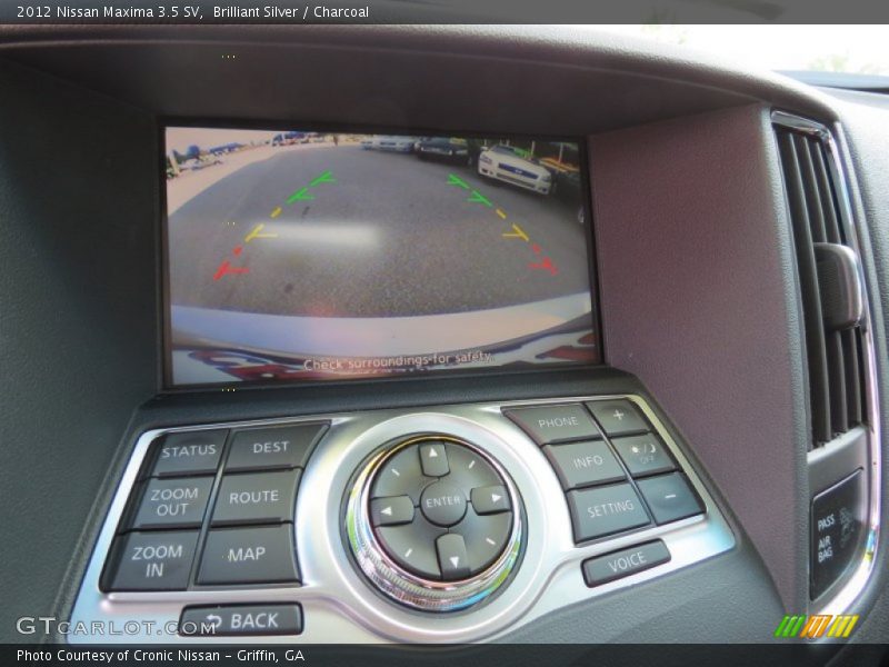 Brilliant Silver / Charcoal 2012 Nissan Maxima 3.5 SV