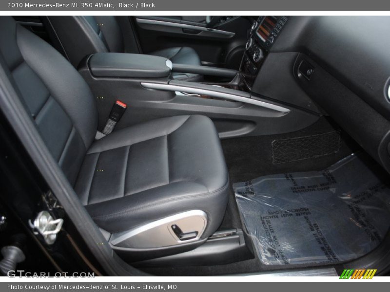 Black / Black 2010 Mercedes-Benz ML 350 4Matic