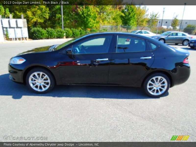 Pitch Black / Black 2013 Dodge Dart Limited