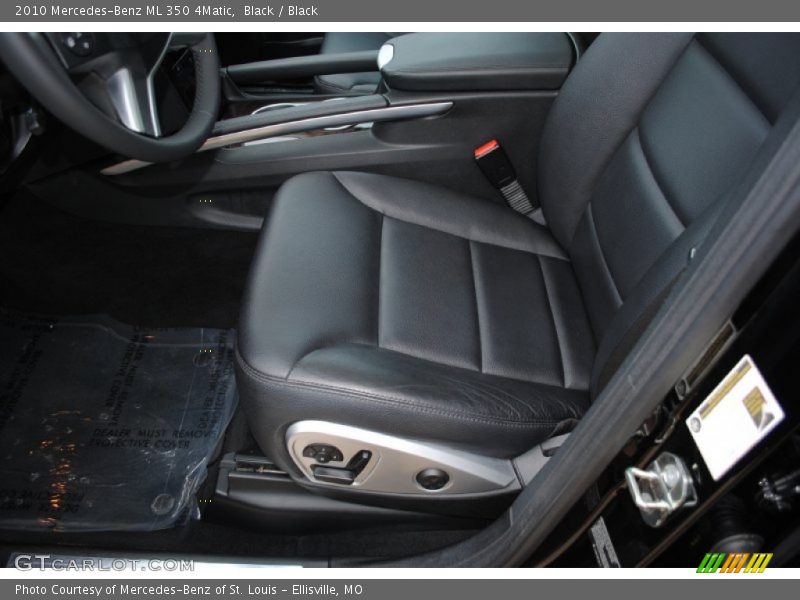 Black / Black 2010 Mercedes-Benz ML 350 4Matic