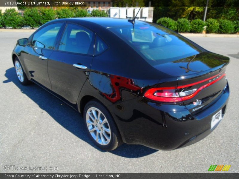 Pitch Black / Black 2013 Dodge Dart Limited