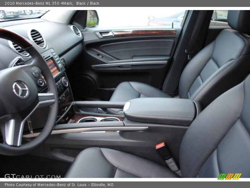 Black / Black 2010 Mercedes-Benz ML 350 4Matic