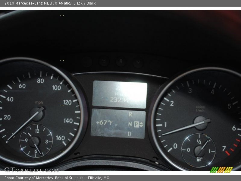 Black / Black 2010 Mercedes-Benz ML 350 4Matic