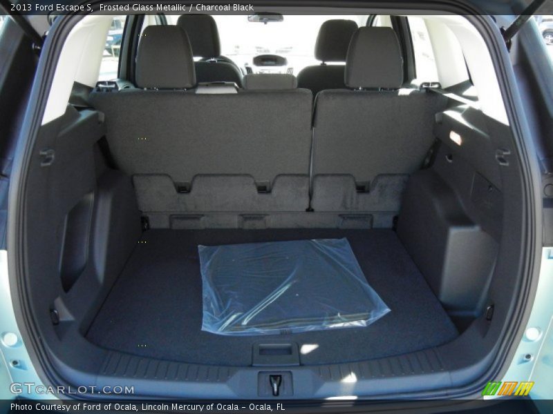 Frosted Glass Metallic / Charcoal Black 2013 Ford Escape S