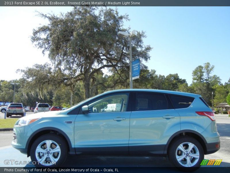 Frosted Glass Metallic / Medium Light Stone 2013 Ford Escape SE 2.0L EcoBoost