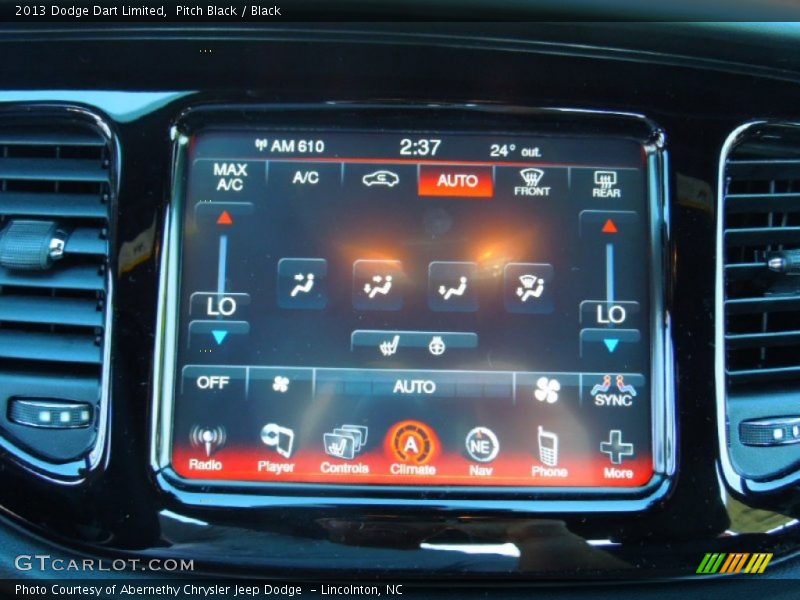 Pitch Black / Black 2013 Dodge Dart Limited