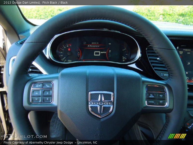 Pitch Black / Black 2013 Dodge Dart Limited