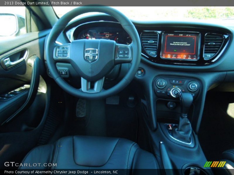 Pitch Black / Black 2013 Dodge Dart Limited