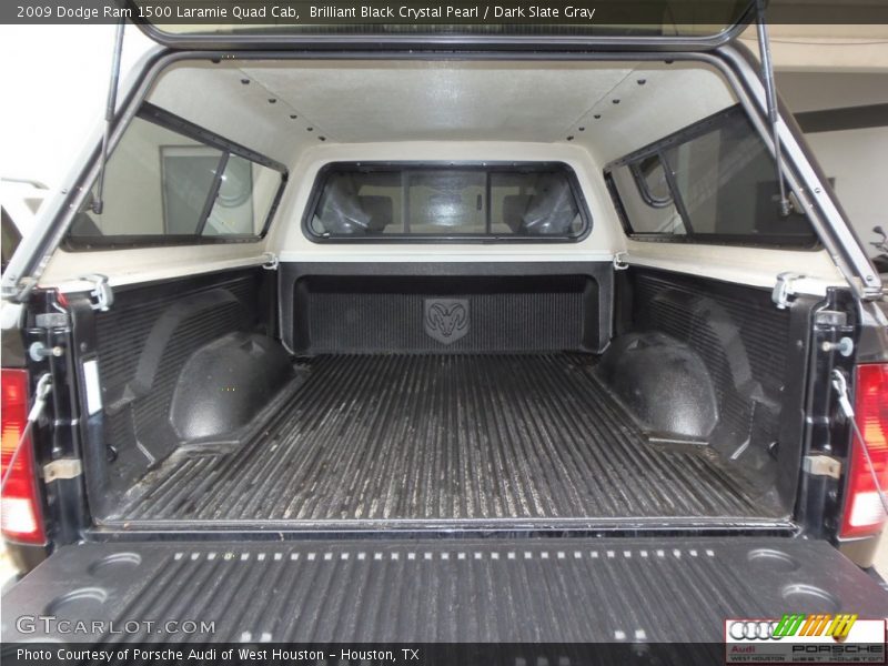 Brilliant Black Crystal Pearl / Dark Slate Gray 2009 Dodge Ram 1500 Laramie Quad Cab