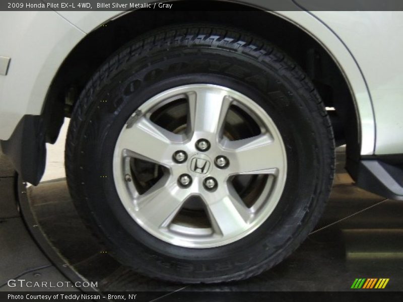 Billet Silver Metallic / Gray 2009 Honda Pilot EX-L 4WD
