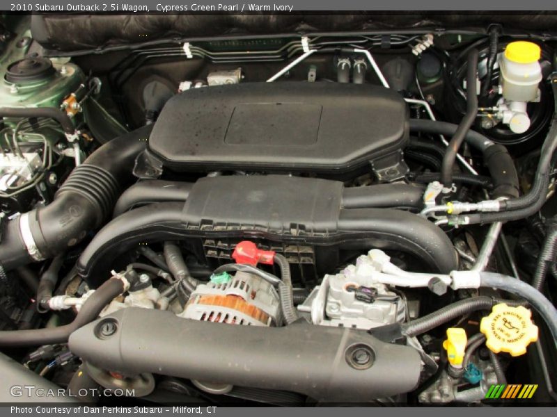 Cypress Green Pearl / Warm Ivory 2010 Subaru Outback 2.5i Wagon