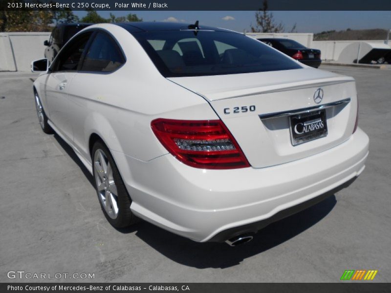 Polar White / Black 2013 Mercedes-Benz C 250 Coupe