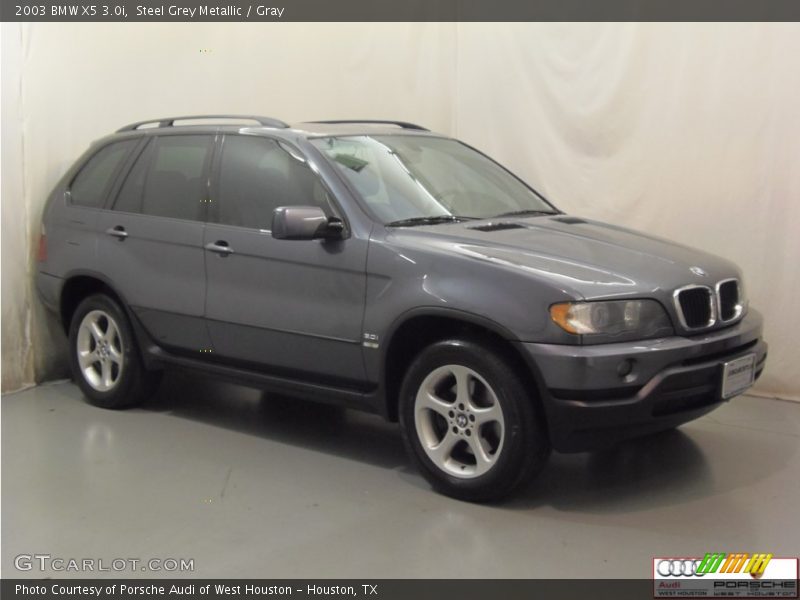 Steel Grey Metallic / Gray 2003 BMW X5 3.0i