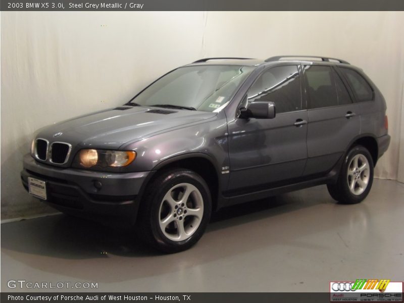 Steel Grey Metallic / Gray 2003 BMW X5 3.0i