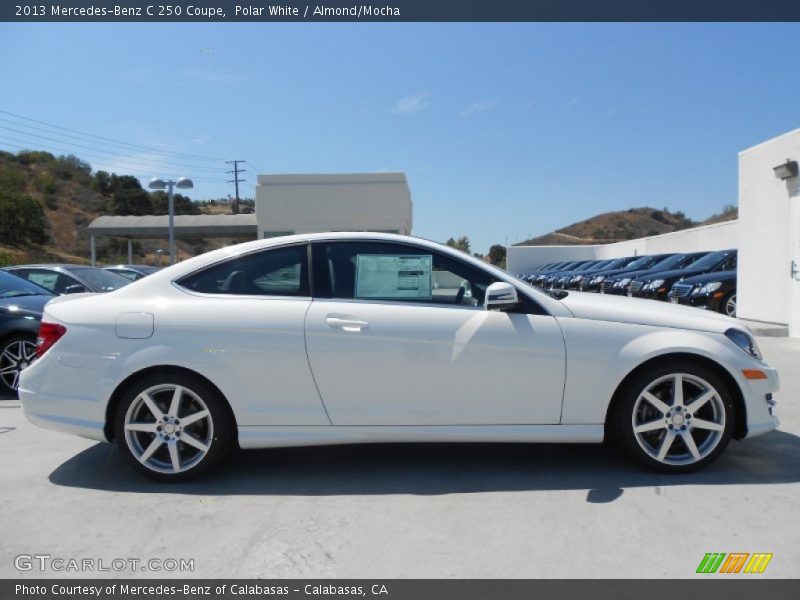 Polar White / Almond/Mocha 2013 Mercedes-Benz C 250 Coupe