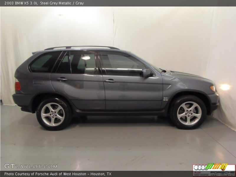 Steel Grey Metallic / Gray 2003 BMW X5 3.0i