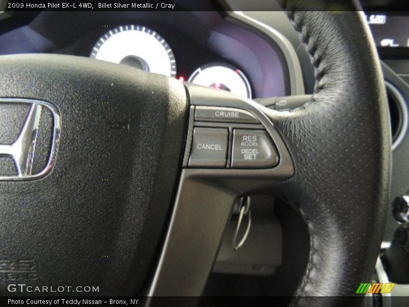 Billet Silver Metallic / Gray 2009 Honda Pilot EX-L 4WD