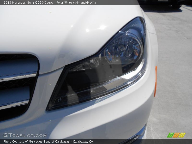 Polar White / Almond/Mocha 2013 Mercedes-Benz C 250 Coupe