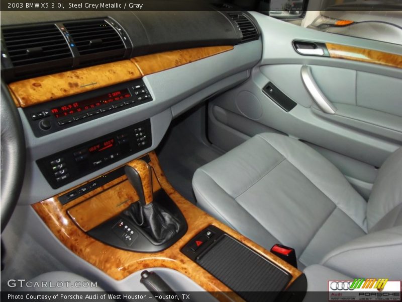 Steel Grey Metallic / Gray 2003 BMW X5 3.0i