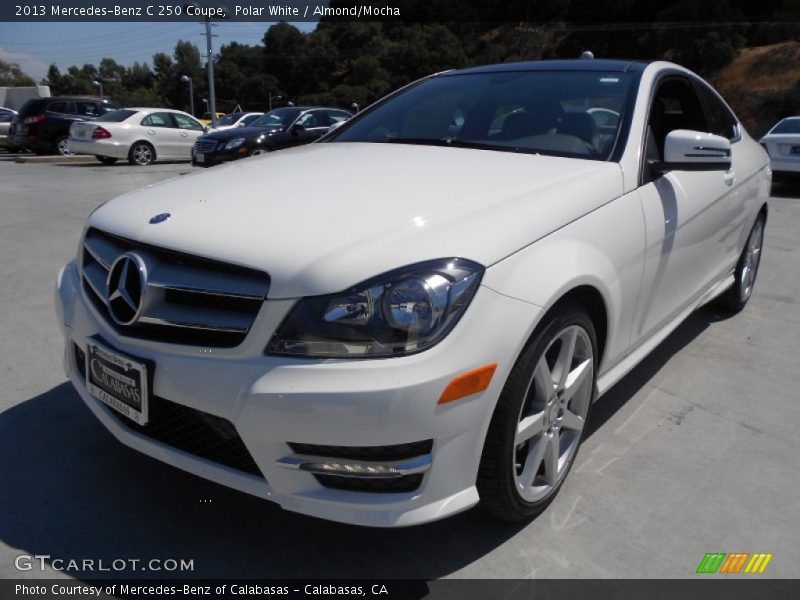 Polar White / Almond/Mocha 2013 Mercedes-Benz C 250 Coupe