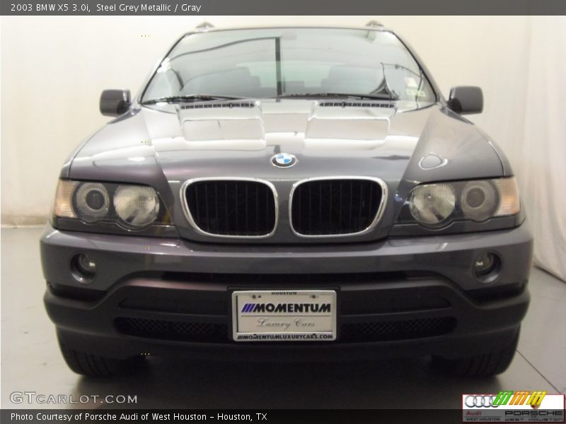 Steel Grey Metallic / Gray 2003 BMW X5 3.0i
