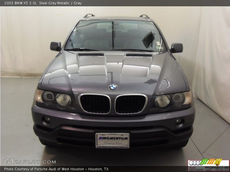 Steel Grey Metallic / Gray 2003 BMW X5 3.0i