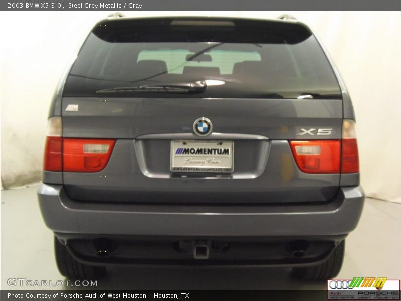 Steel Grey Metallic / Gray 2003 BMW X5 3.0i