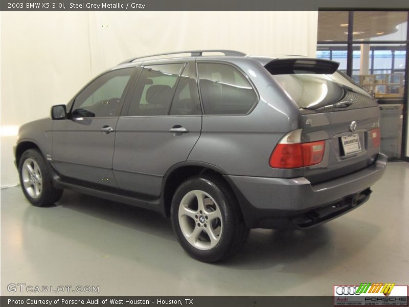 Steel Grey Metallic / Gray 2003 BMW X5 3.0i