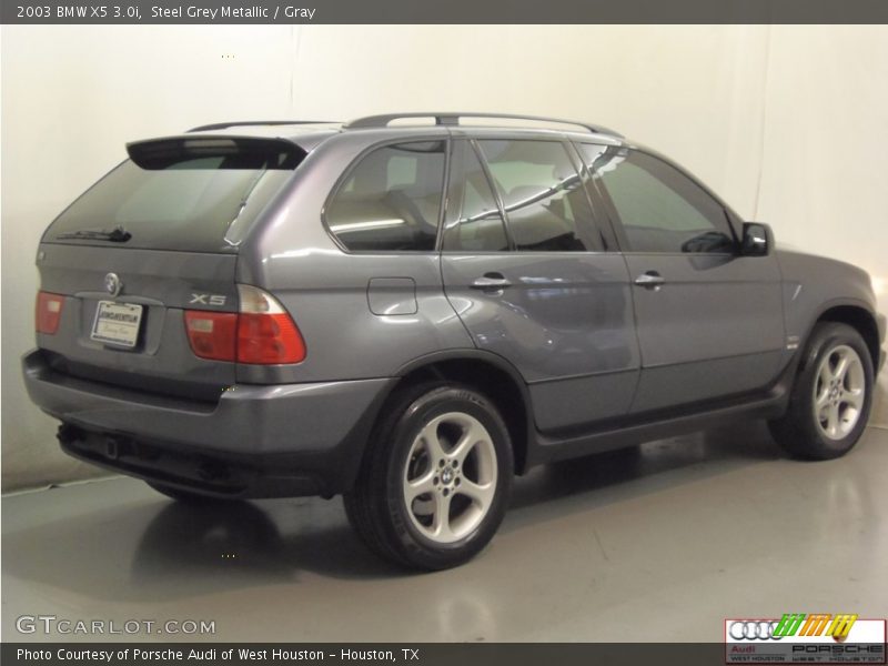 Steel Grey Metallic / Gray 2003 BMW X5 3.0i