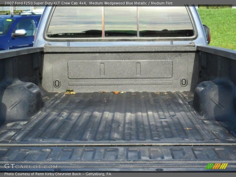 Medium Wedgewood Blue Metallic / Medium Flint 2007 Ford F250 Super Duty XLT Crew Cab 4x4