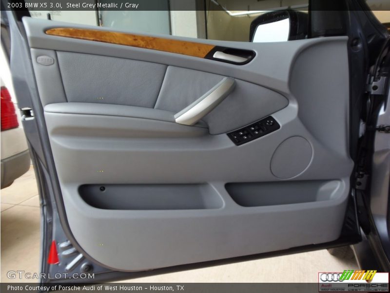 Steel Grey Metallic / Gray 2003 BMW X5 3.0i