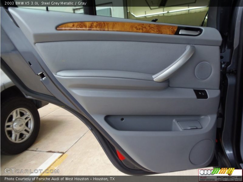 Steel Grey Metallic / Gray 2003 BMW X5 3.0i