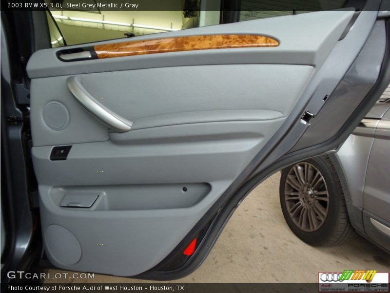 Steel Grey Metallic / Gray 2003 BMW X5 3.0i