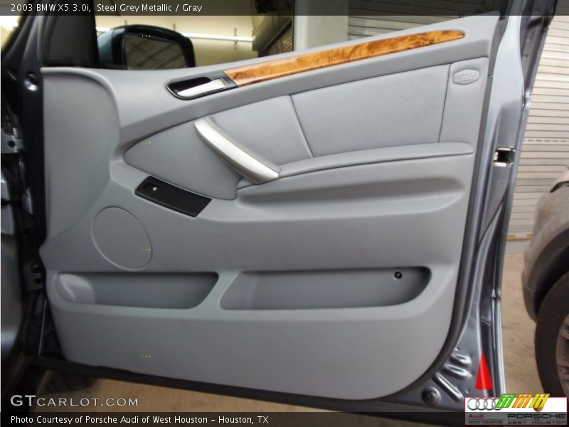 Steel Grey Metallic / Gray 2003 BMW X5 3.0i