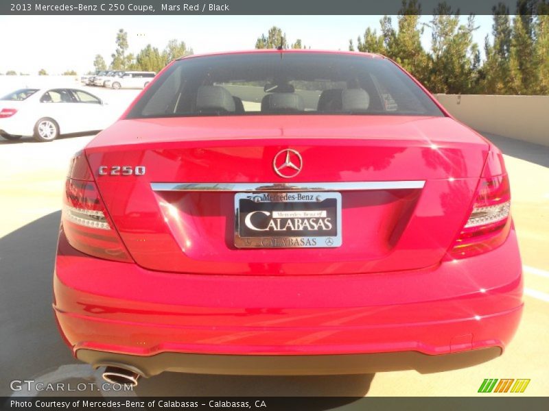 Mars Red / Black 2013 Mercedes-Benz C 250 Coupe