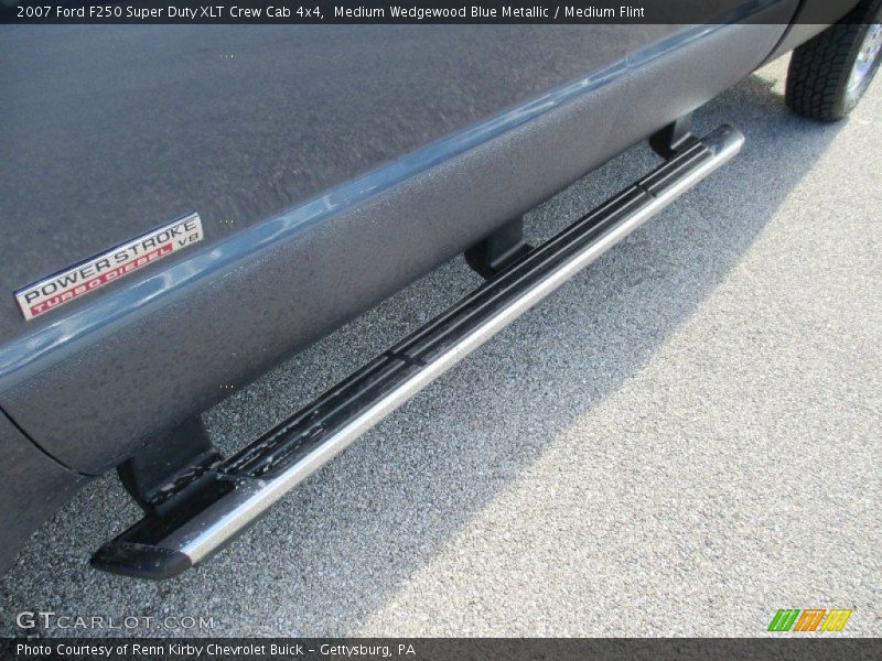 Medium Wedgewood Blue Metallic / Medium Flint 2007 Ford F250 Super Duty XLT Crew Cab 4x4