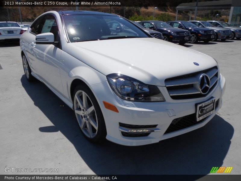 Polar White / Almond/Mocha 2013 Mercedes-Benz C 250 Coupe