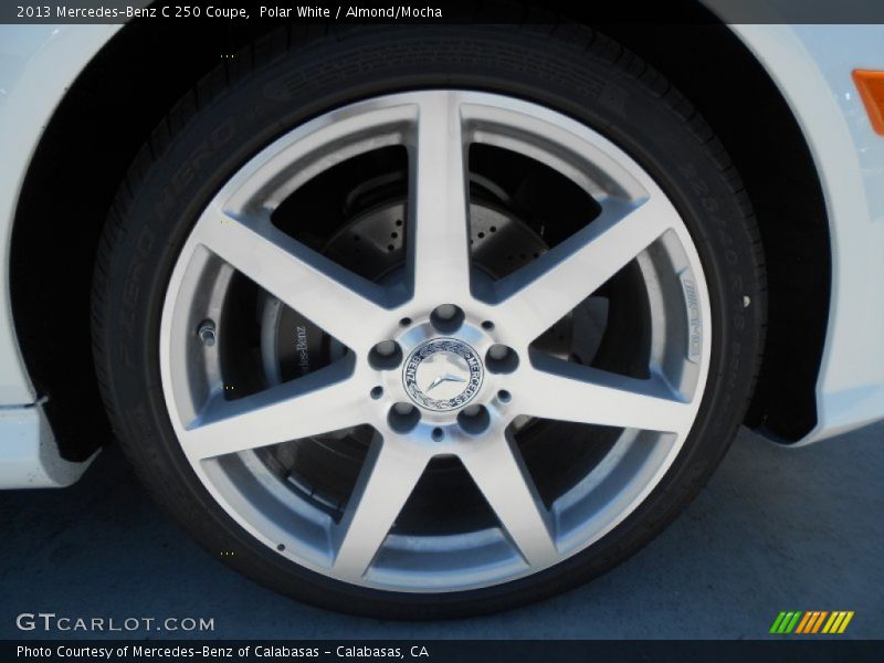 Polar White / Almond/Mocha 2013 Mercedes-Benz C 250 Coupe