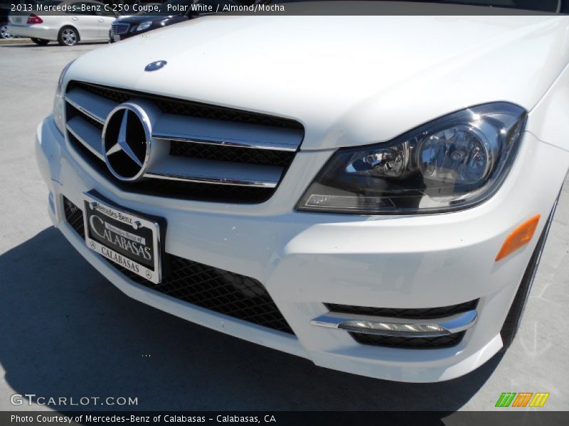 Polar White / Almond/Mocha 2013 Mercedes-Benz C 250 Coupe