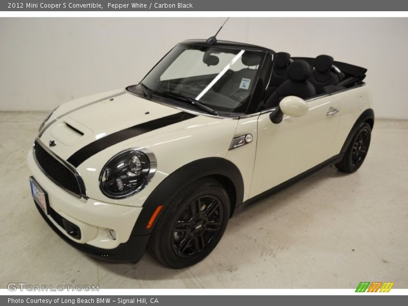 Pepper White / Carbon Black 2012 Mini Cooper S Convertible