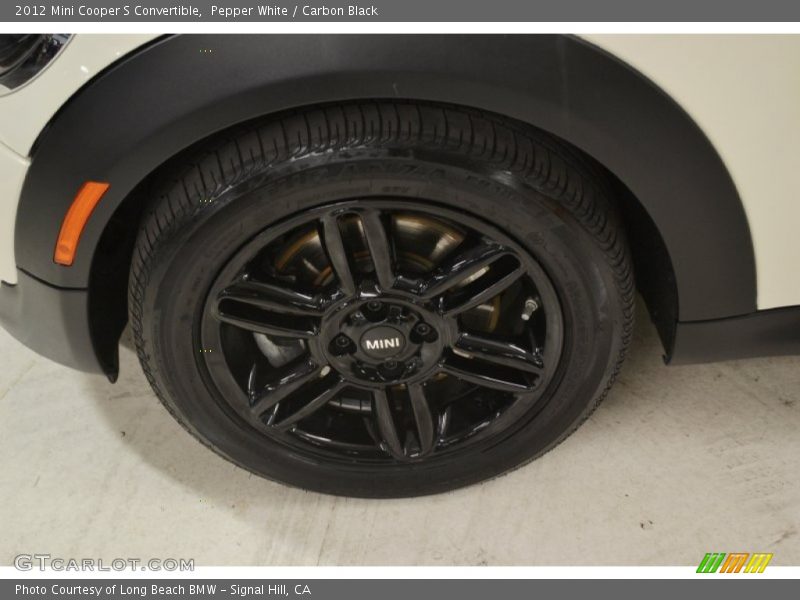 Pepper White / Carbon Black 2012 Mini Cooper S Convertible