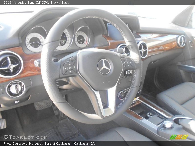 Black / Black 2013 Mercedes-Benz GLK 350