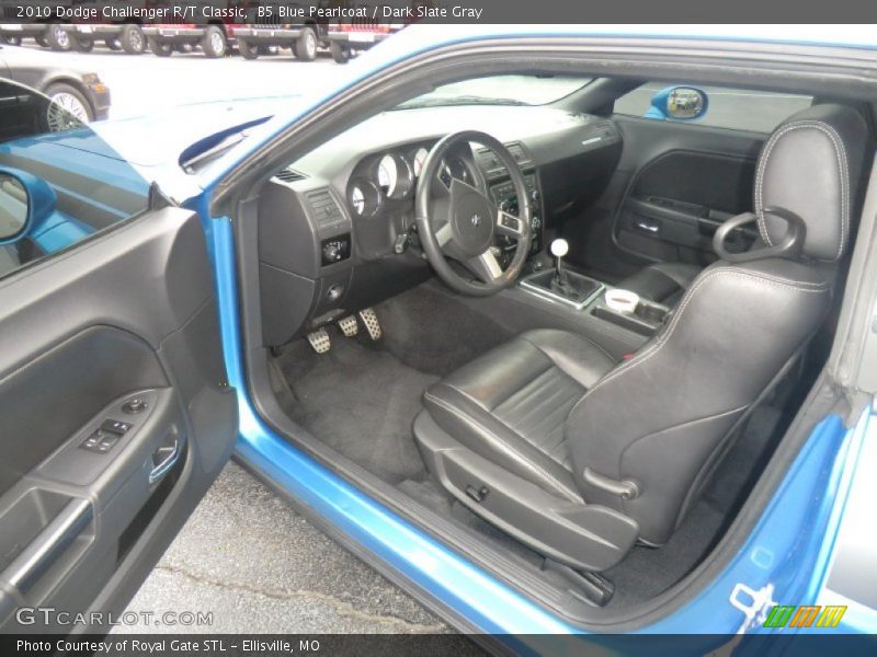  2010 Challenger R/T Classic Dark Slate Gray Interior