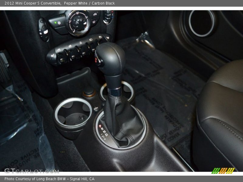Pepper White / Carbon Black 2012 Mini Cooper S Convertible