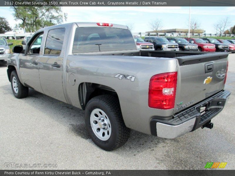  2012 Silverado 1500 Work Truck Crew Cab 4x4 Graystone Metallic